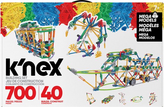 K'nex bouwset Mega Models 700 stuks - constructiespeelgoed STEM.