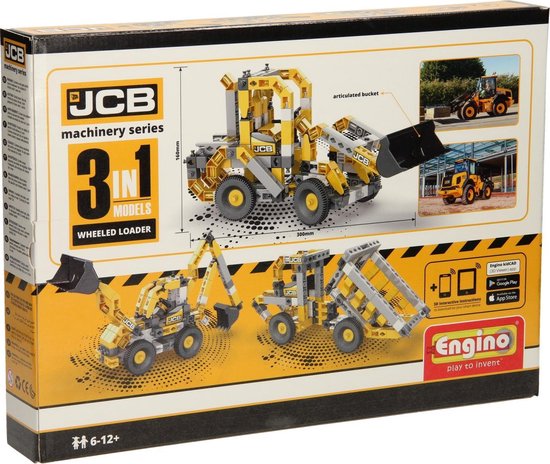 Engino JCB - Graafmachines, 3in1