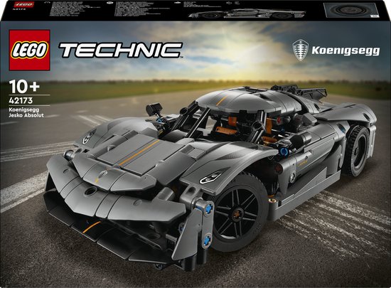 LEGO Technic - Koenigsegg Jesko Absolut grijze hypercar - 42173