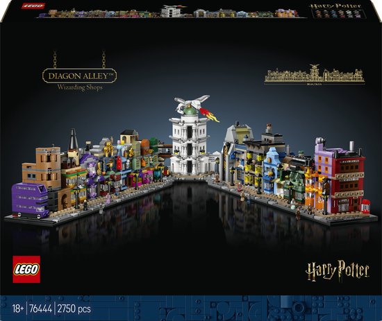 LEGO Harry Potter™ De Wegisweg™ tovenaarswinkels tovenaarsset - 76444