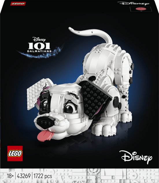 LEGO ǀ Disney 101 Dalmatiërs Puppy Bouwpakket voor Volwassenen 43269