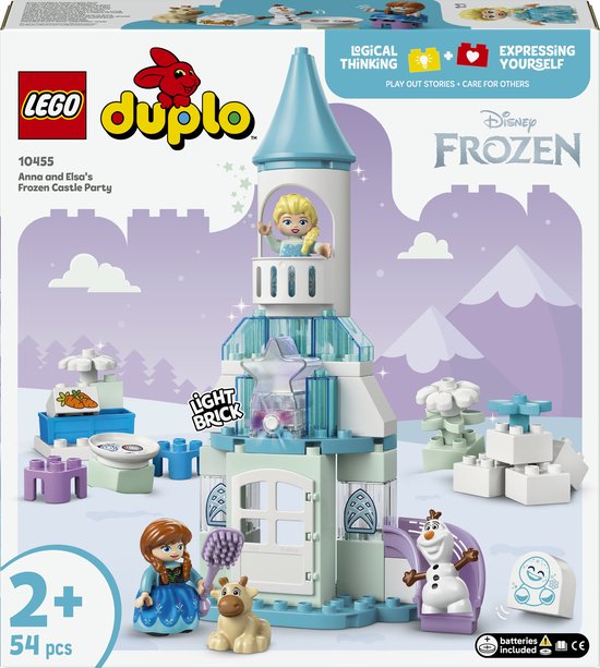 LEGO DUPLO ǀ Disney Anna en Elsa's Frozen Kasteelfeest, Bouwbaar Speelgoed voor Peuters 10455