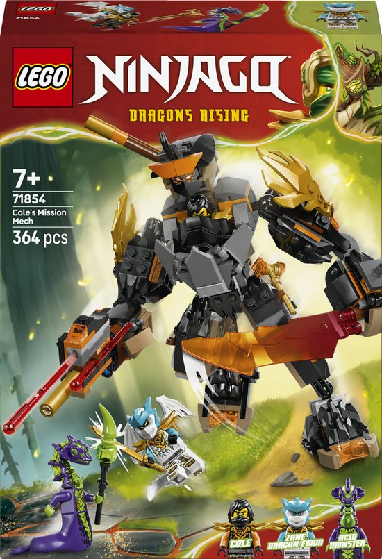 LEGO - Ninjago 71854 - Cole Missiemecha en Draak Zane