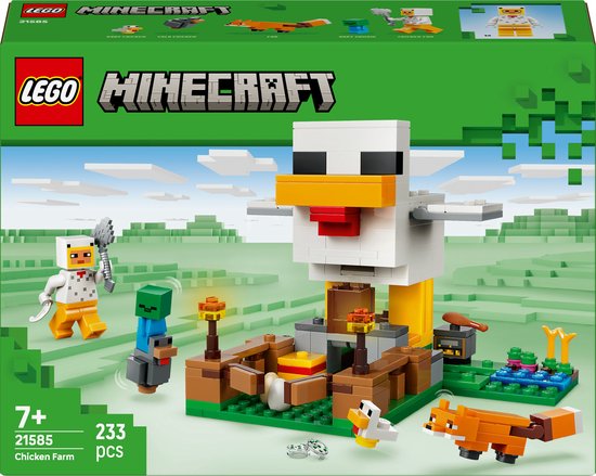 LEGO Minecraft Kippenboerderij Dieren Speelgoed voor Kinderen - 21585
